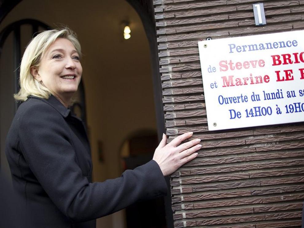 La candidata ultraderechista Marine Le Pen