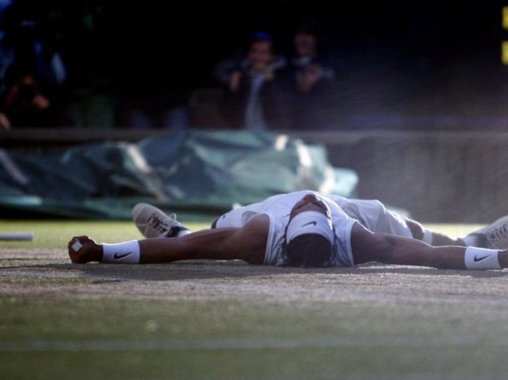 Nadal, sobre la hierba de Wimbledon
