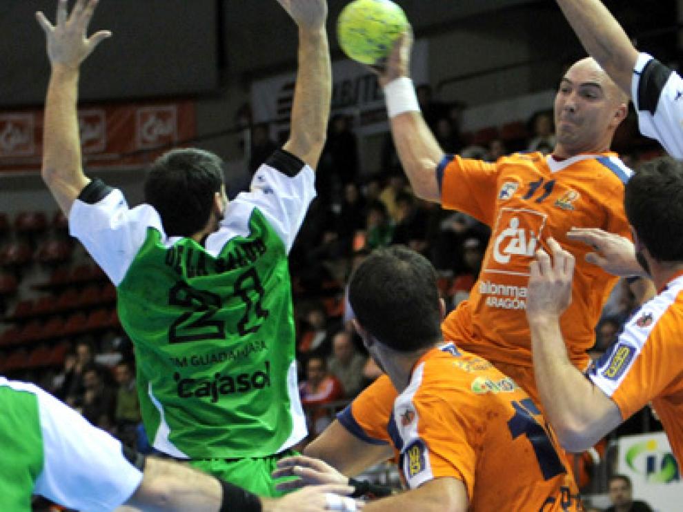 Imagen del Caja 3 Aragón en un encuentro deportivo.