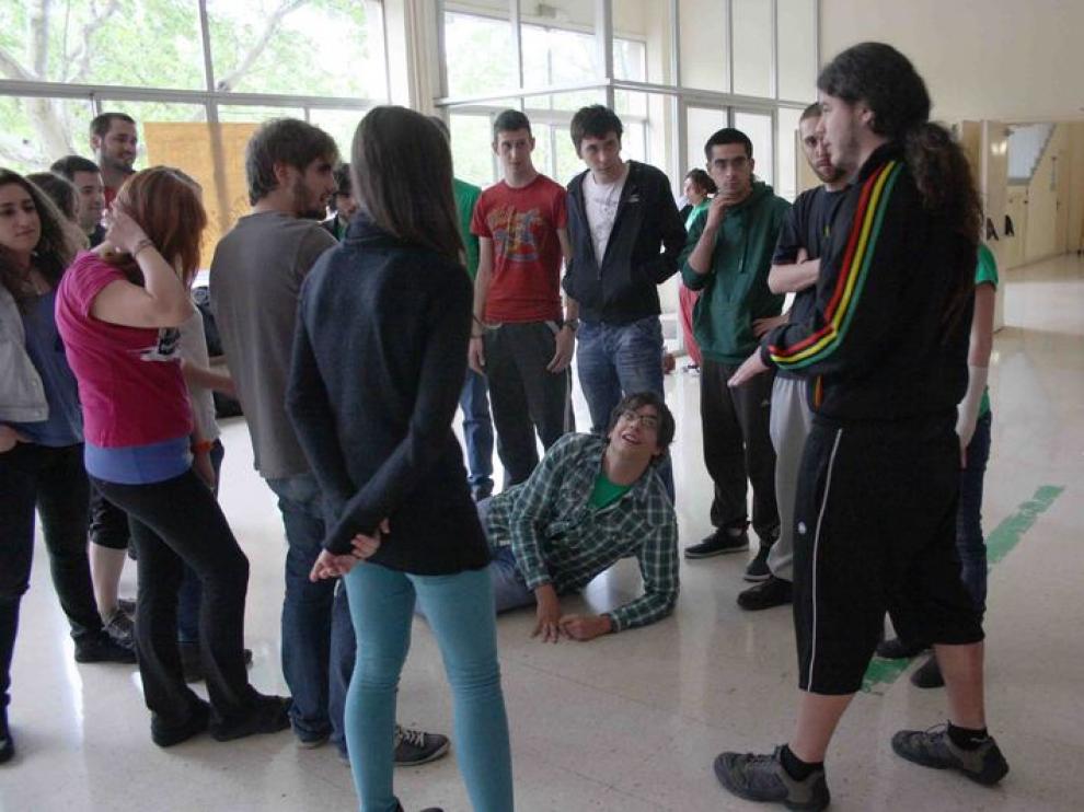 Encierro de estudiantes en Interfacultades