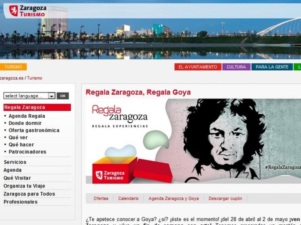 Portal de 'Regala Zaragoza'