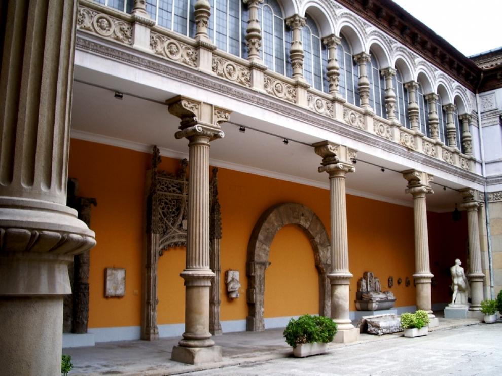 Patio del museo de Zaragoza