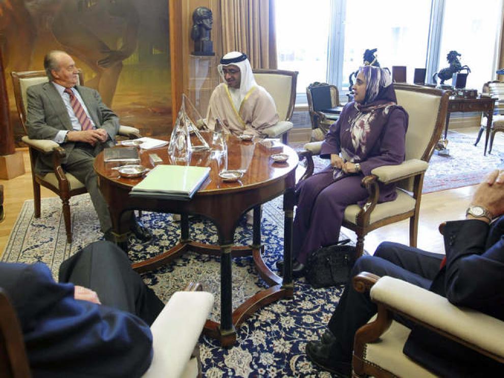 El Rey se lesionó tras una reunión en Zarzuela con el ministro emiratí de Asuntos Exteriores