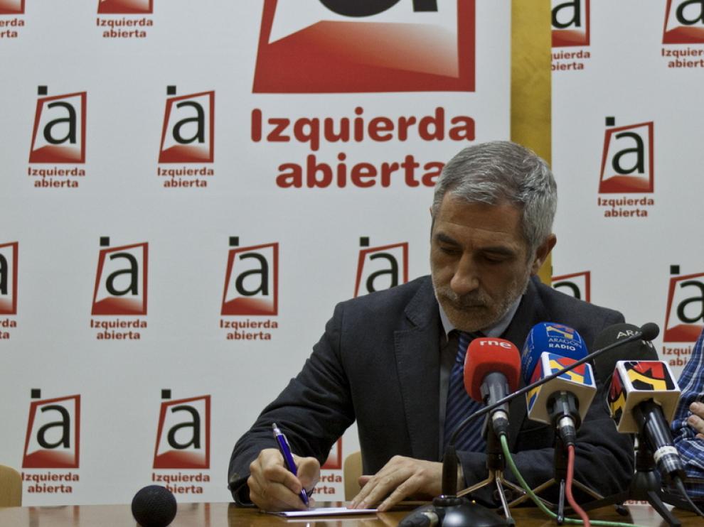 Llamazares en Zaragoza