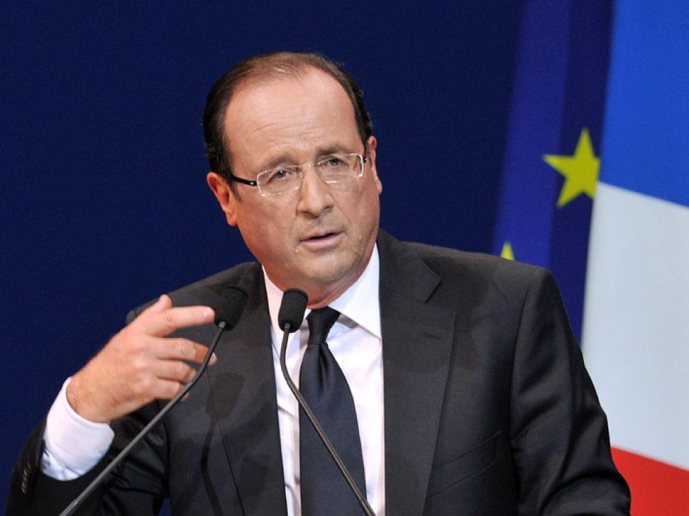 El candidato socialista a la presidencia francesa, François Hollande