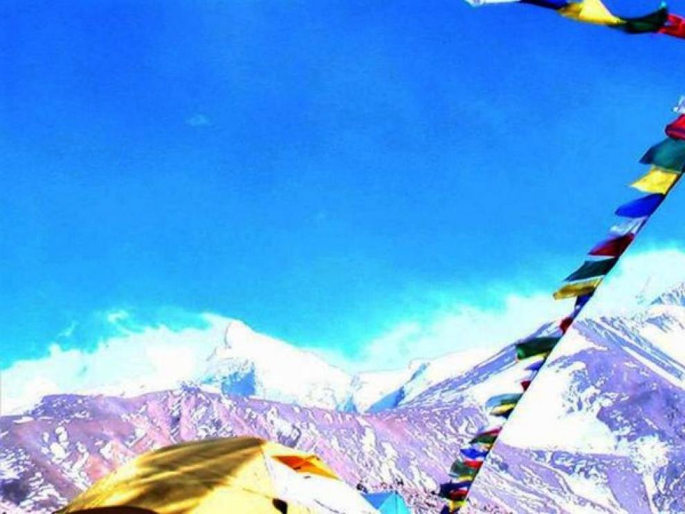 "Viento helador" en el Shisha Pangma