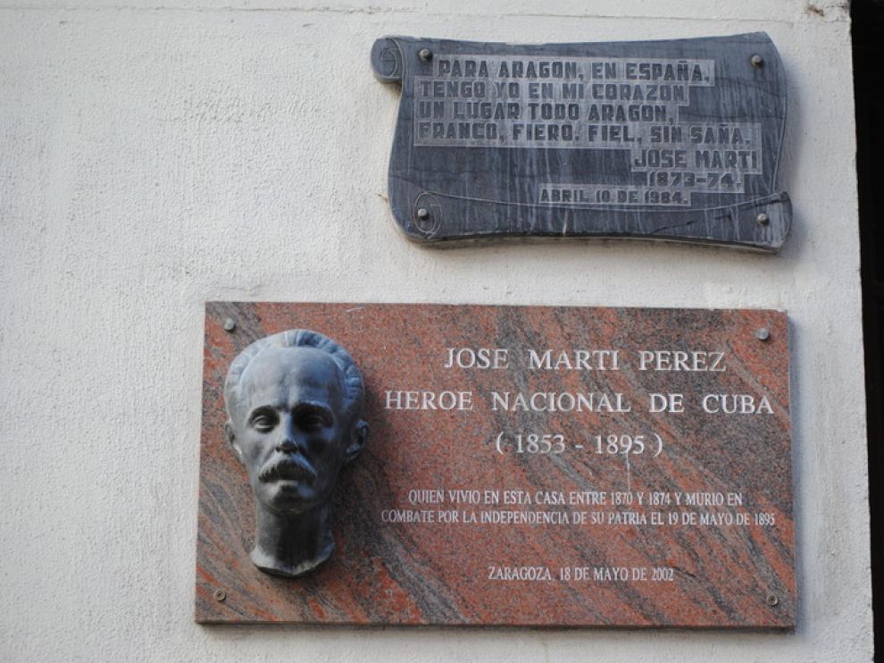 José Martí, vecino de la calle Manifestación