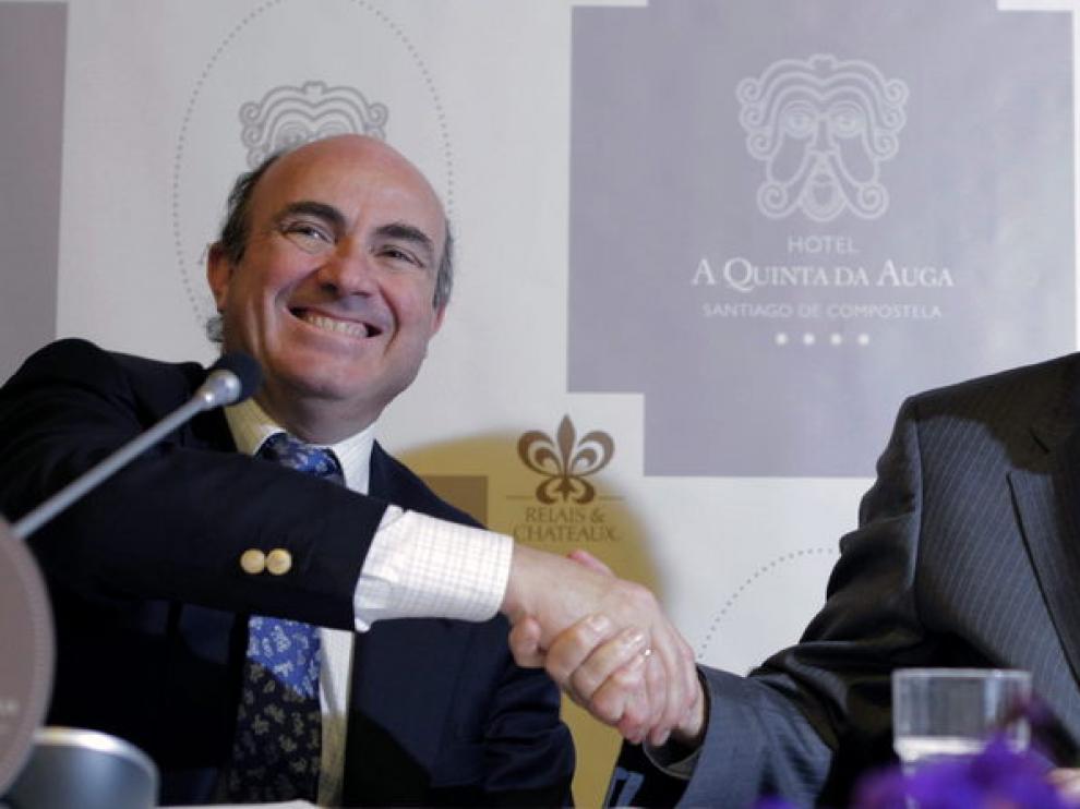 De Guindos y el ministro de finanzas de Alemania