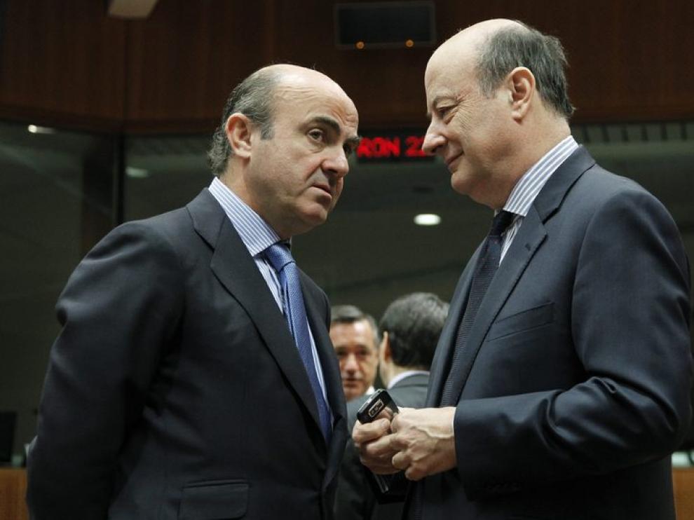 De Guindos en la reunión del Ecofin