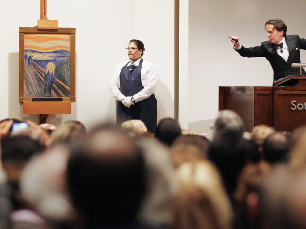 La subasta de Munch este miércoles