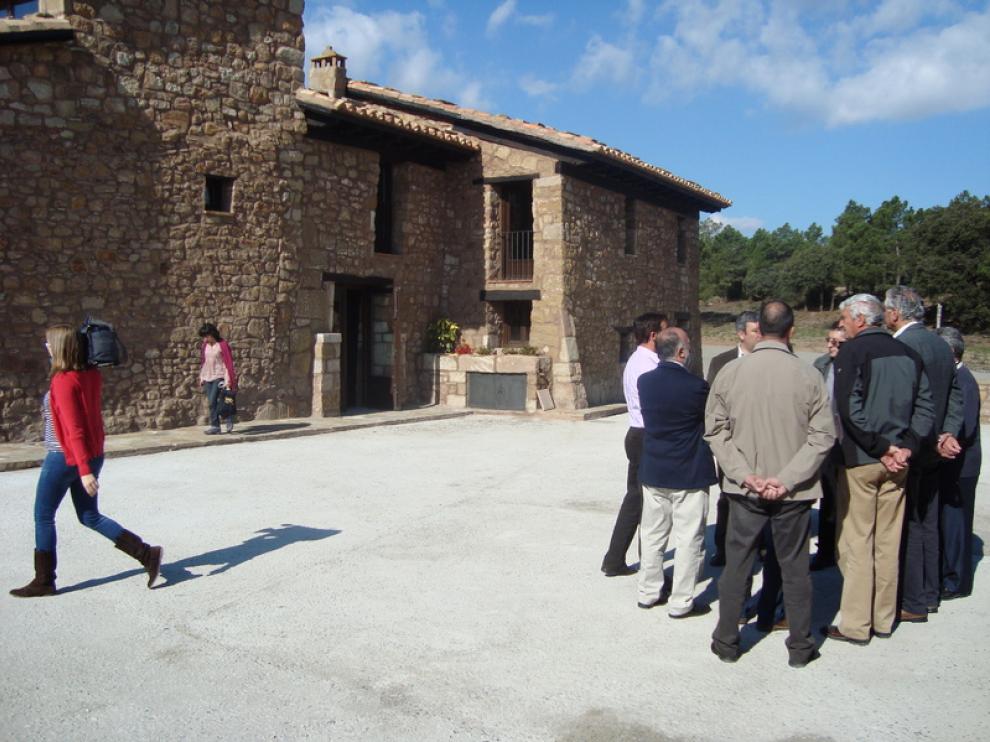 El consjero de Política Territorial, en Teruel