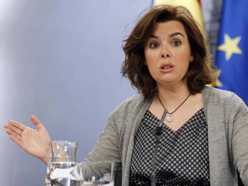 La vicepresidenta en el Consejo de Ministros