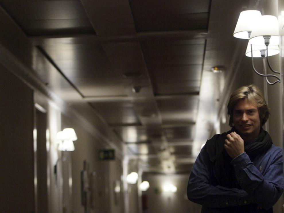 Carlos Baute, en el Gran Hotel de Zaragoza