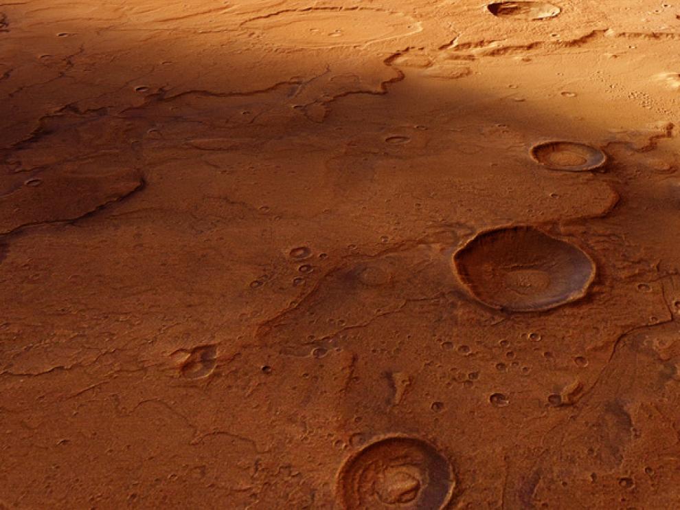Imagen captada por la Mars Express