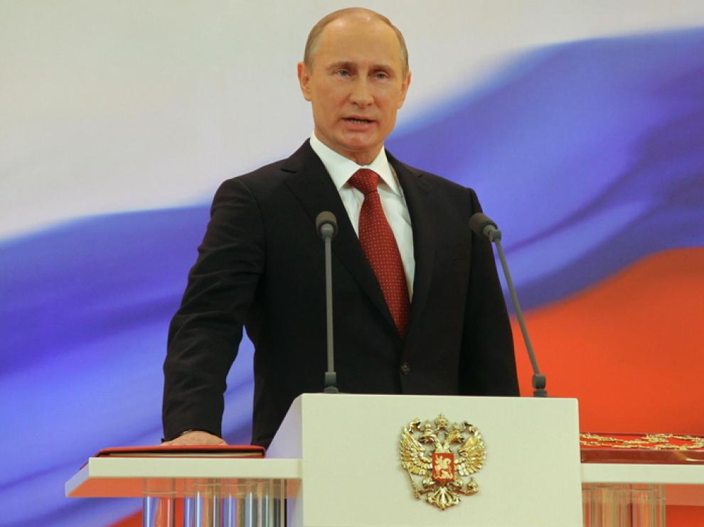 Putin en el acto de investidura