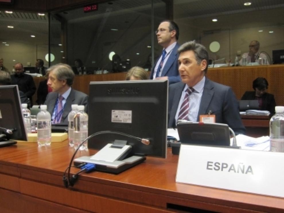 Ricardo Oliván en Bruselas
