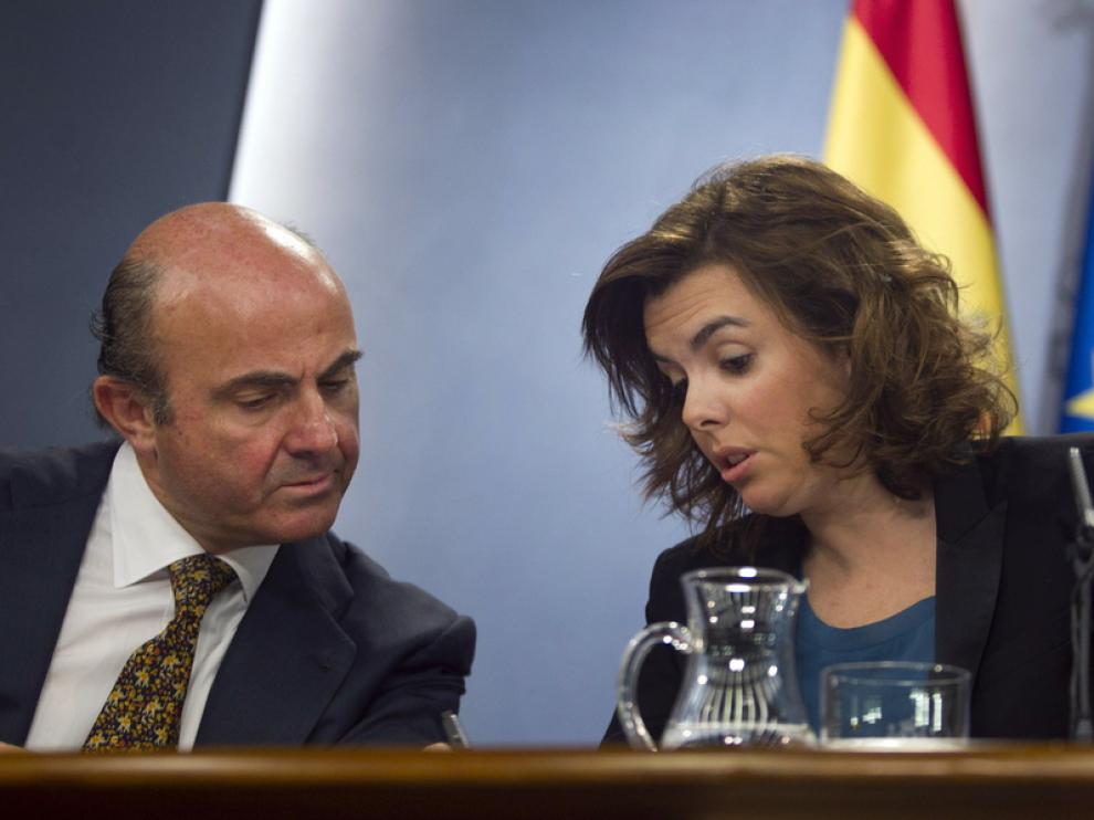 De Guindos y Sáenz de Santamaría