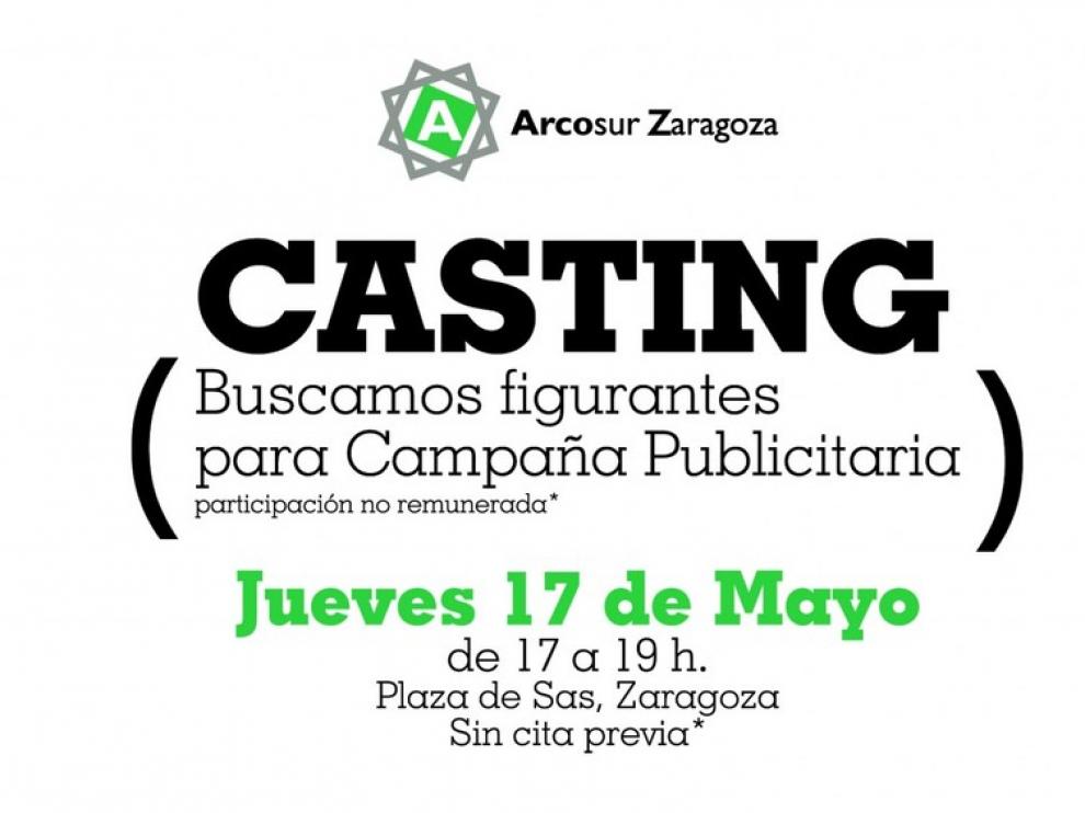 El cartel promocional de 'casting'