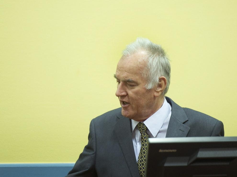 El excomandante serbo-bosnio Ratko Mladic