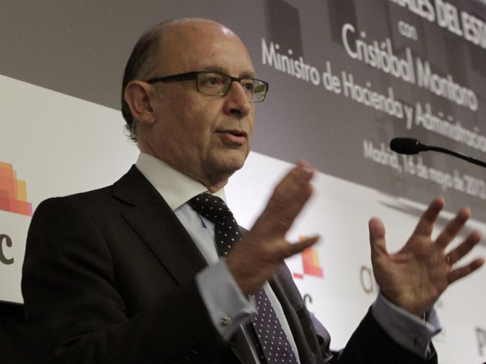 Cristobal Montoro en las jornadas sobre los Presupuestos Generales