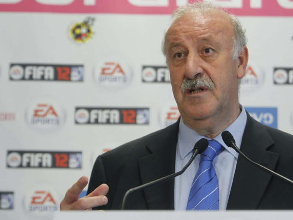 El Seleccionador nacional Vicente del Bosque