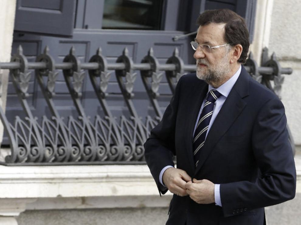 Mariano Rajoy llegando al Congreso de Ministros