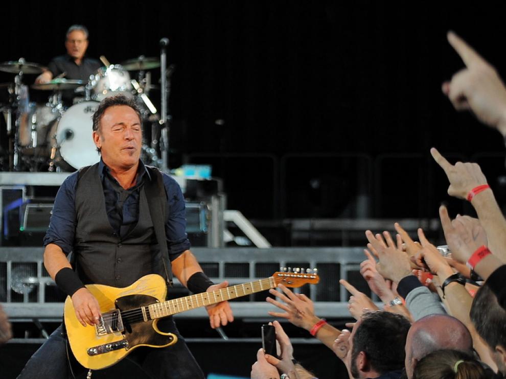 Bruce Springsteen aclamado en Barcelona.