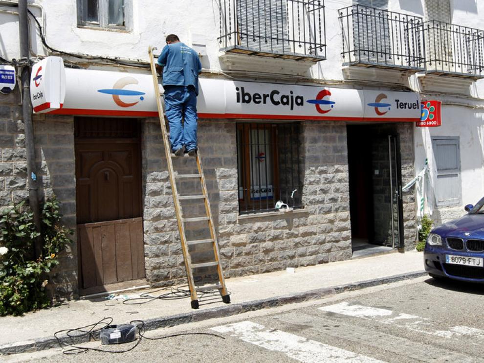 Sucursal de Ibercaja en Manzanera