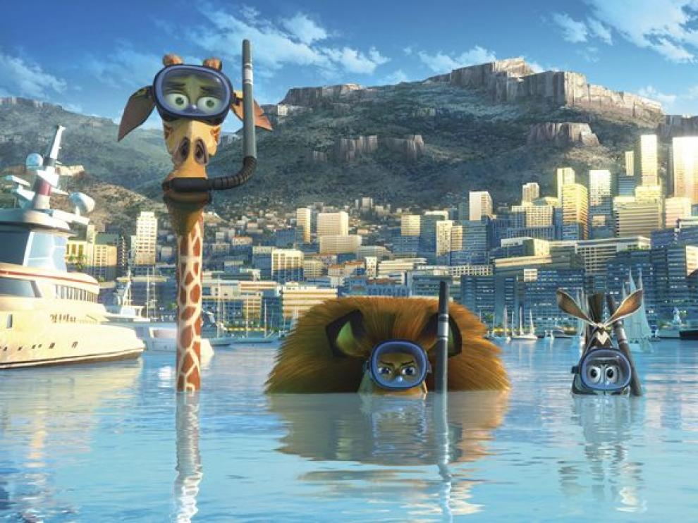 Fotograma de 'Madagascar 3'