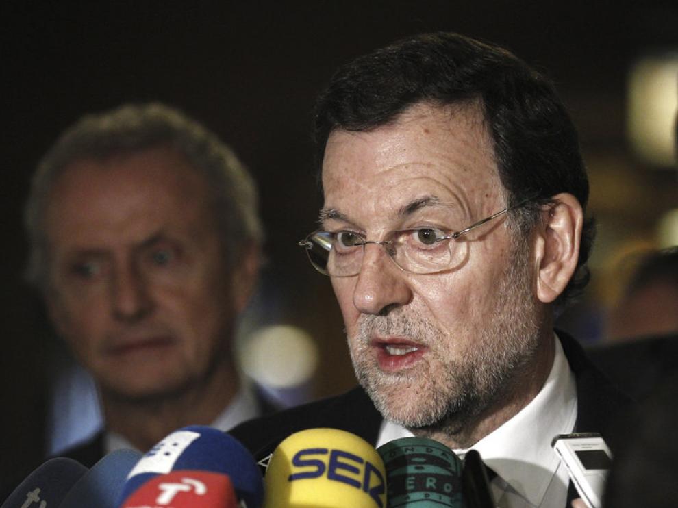 Mariano Rajoy, a su llegada a Chicago