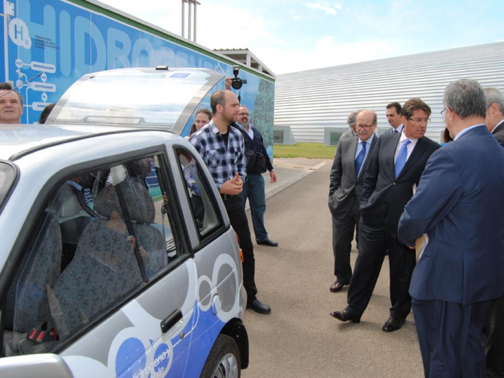 Coche de hidrógeno presentado en Huesca