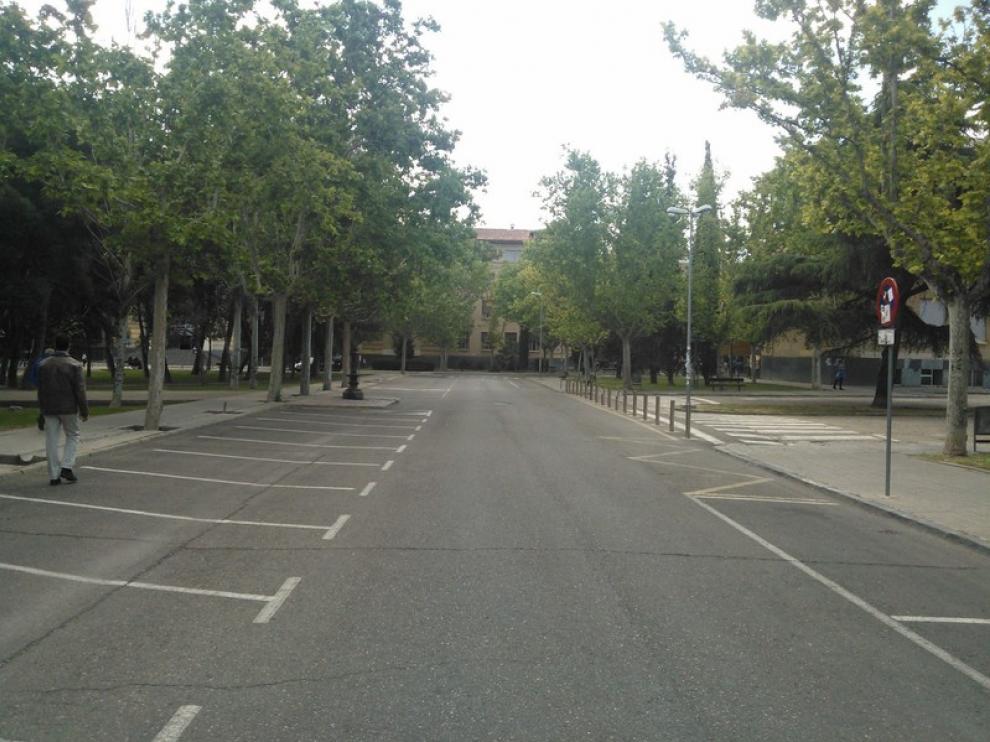 Campus de San Francisco casi vacío