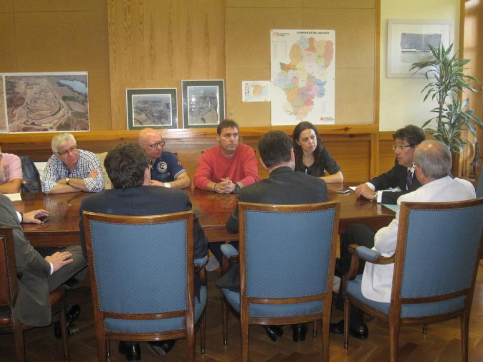 Reunión con empresas y sindicatos mineros