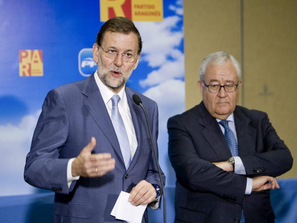 Biel y Rajoy en un encuentro anterior