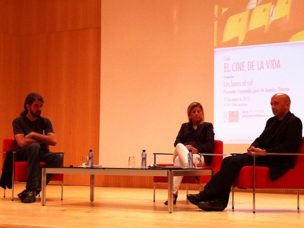 Fernando León de Aranoa, Begoña Lorente y Luis Alegre