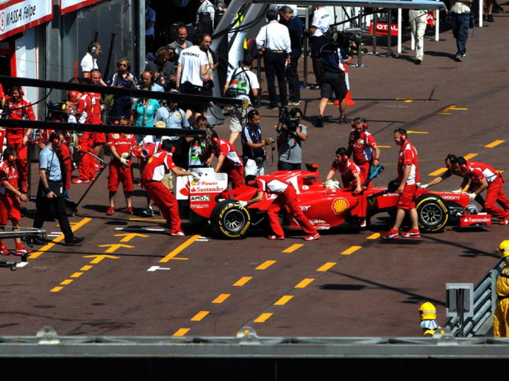 Alonso, en Mónaco