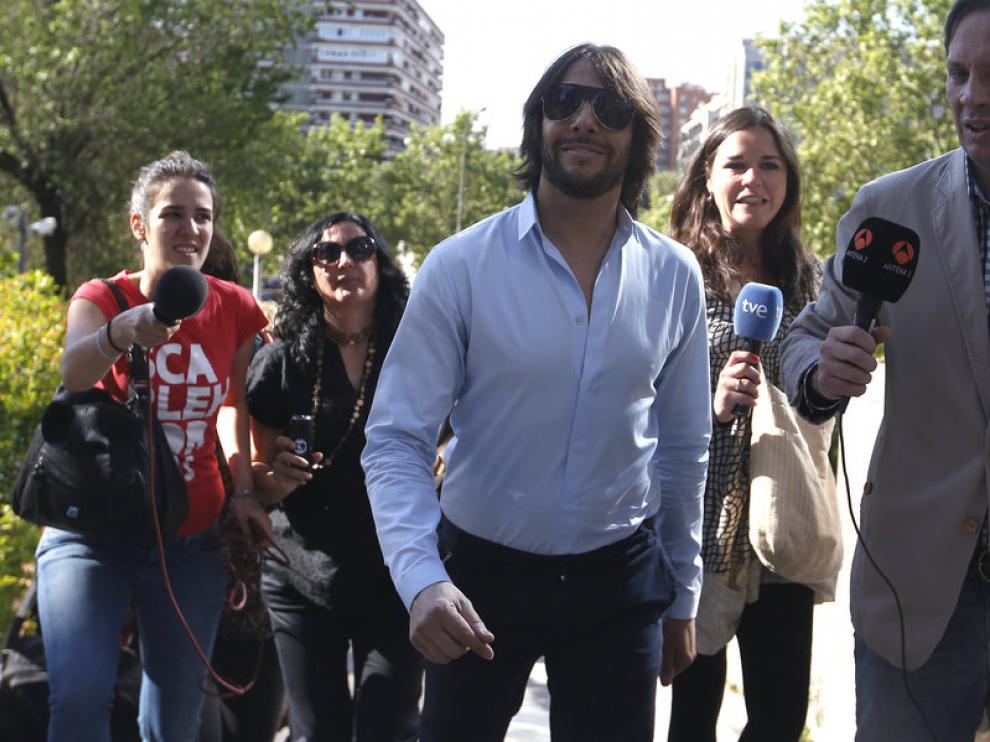 El bailarín Joaquín Cortés llega a la Audiencia Provincial de Madrid
