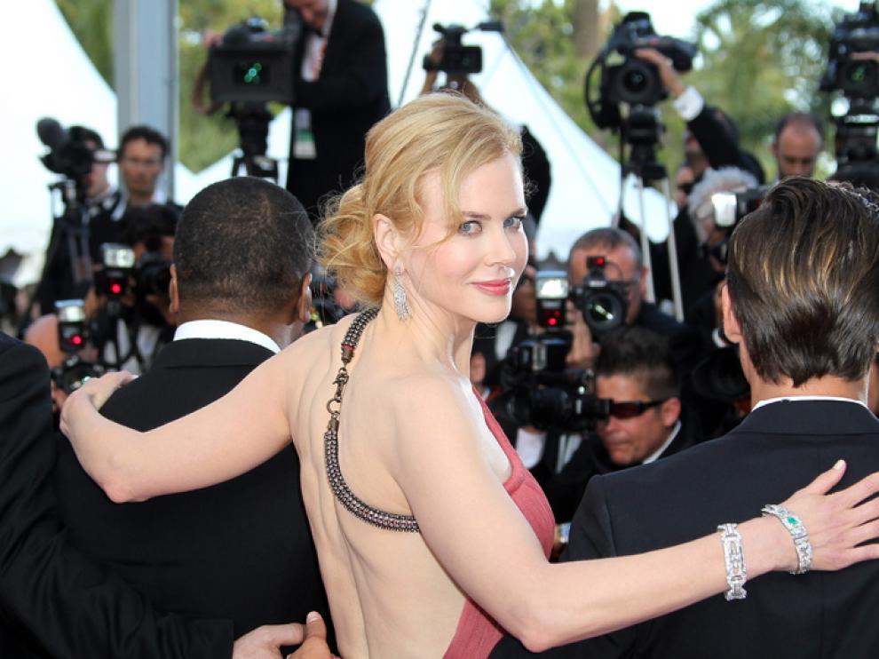 Kidman sobre la alfombra roja