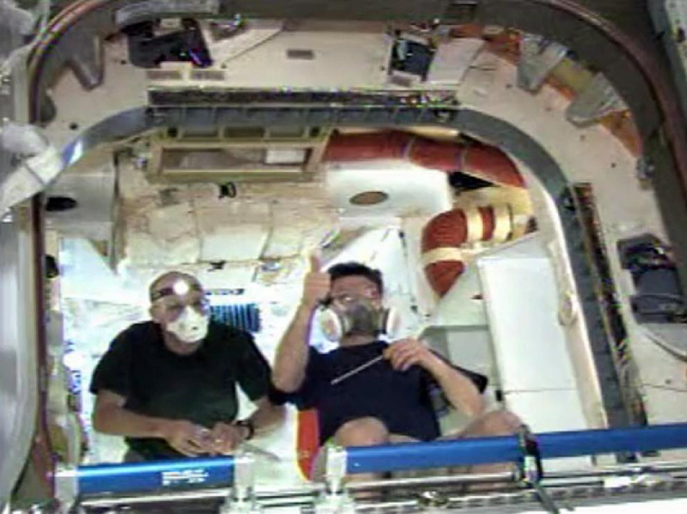 Un fotograma del vídeo de la NASA