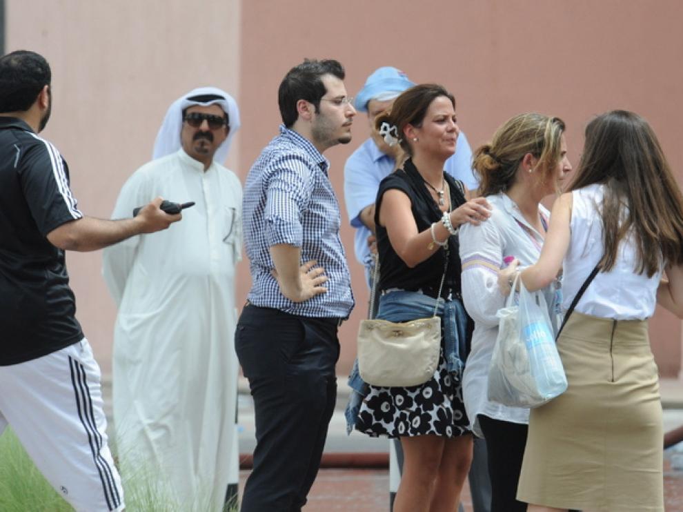 Incendio en un centro comercial de Doha