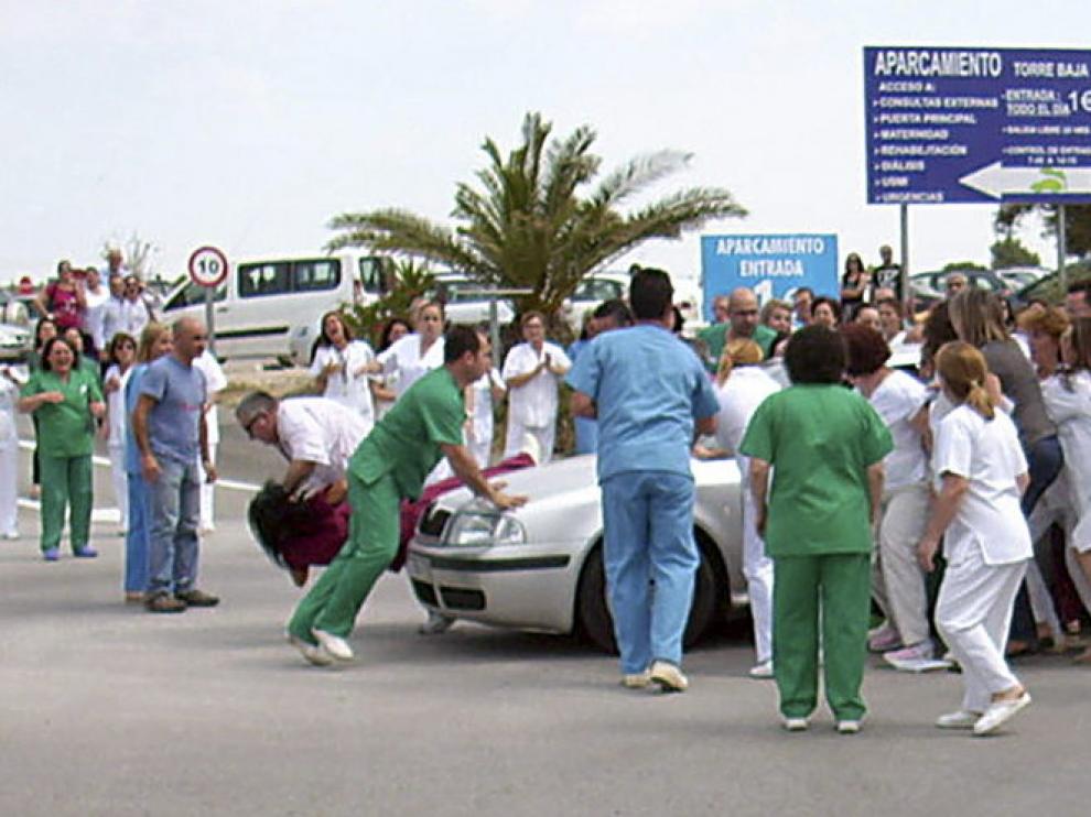 Momento del atropello