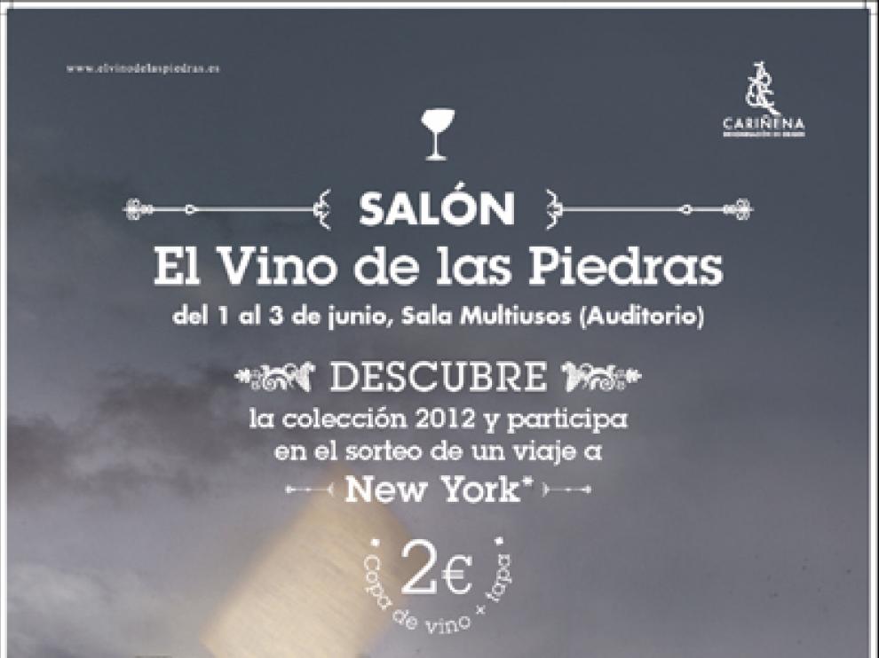 Cartel del Salon El vino de las piedras