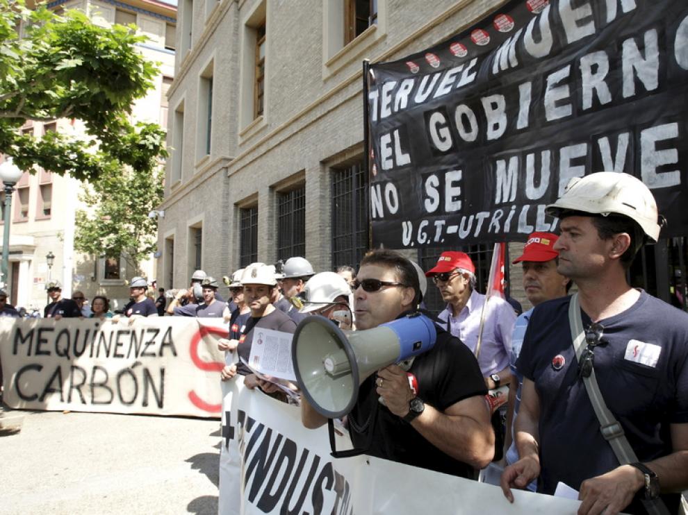 Manifestación por la minería, el 30 de mayo en Zaragoza