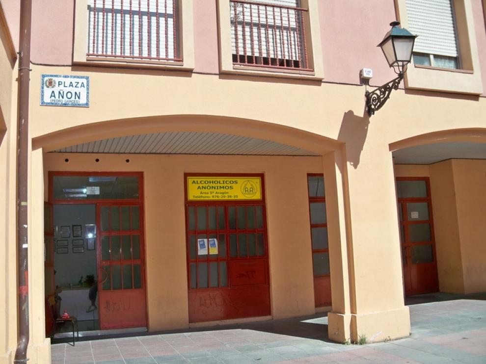 Sede de alcohólicos anónimos en Zaragoza