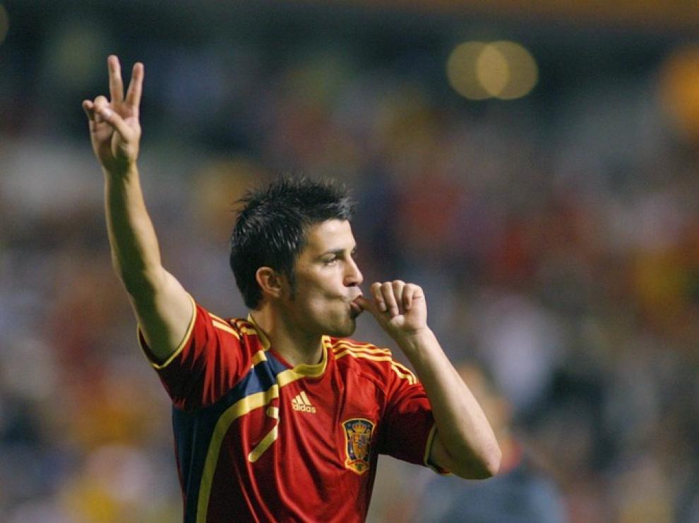Villa, máximo goleador de la Roja, no estará en el Europeo