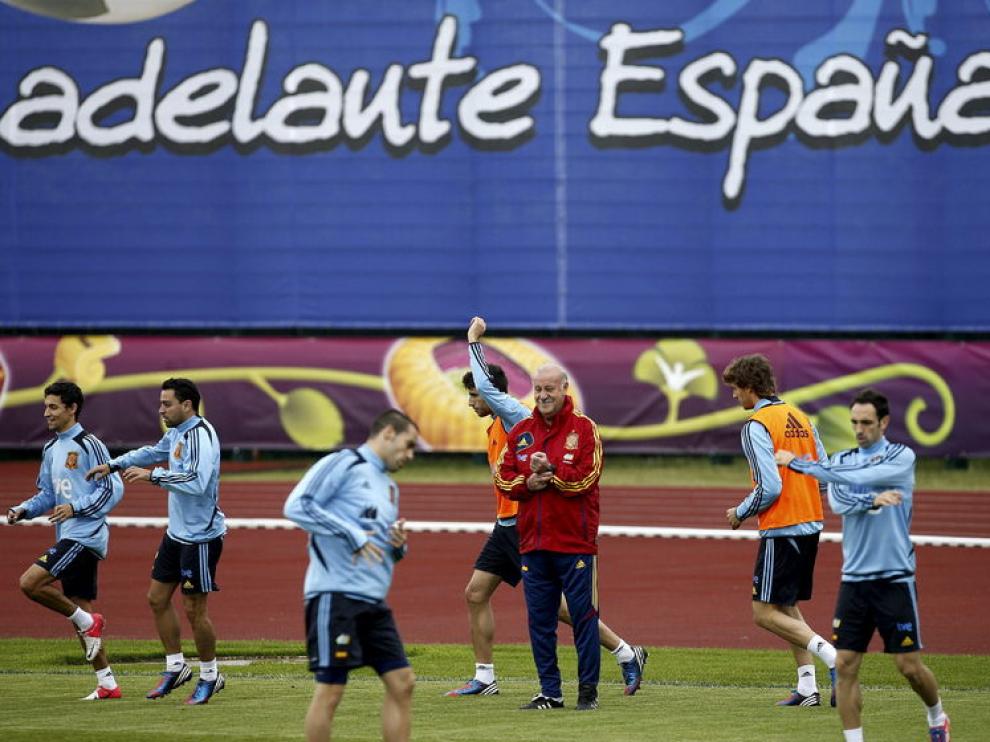 La selección se prepara para el choque del domingo