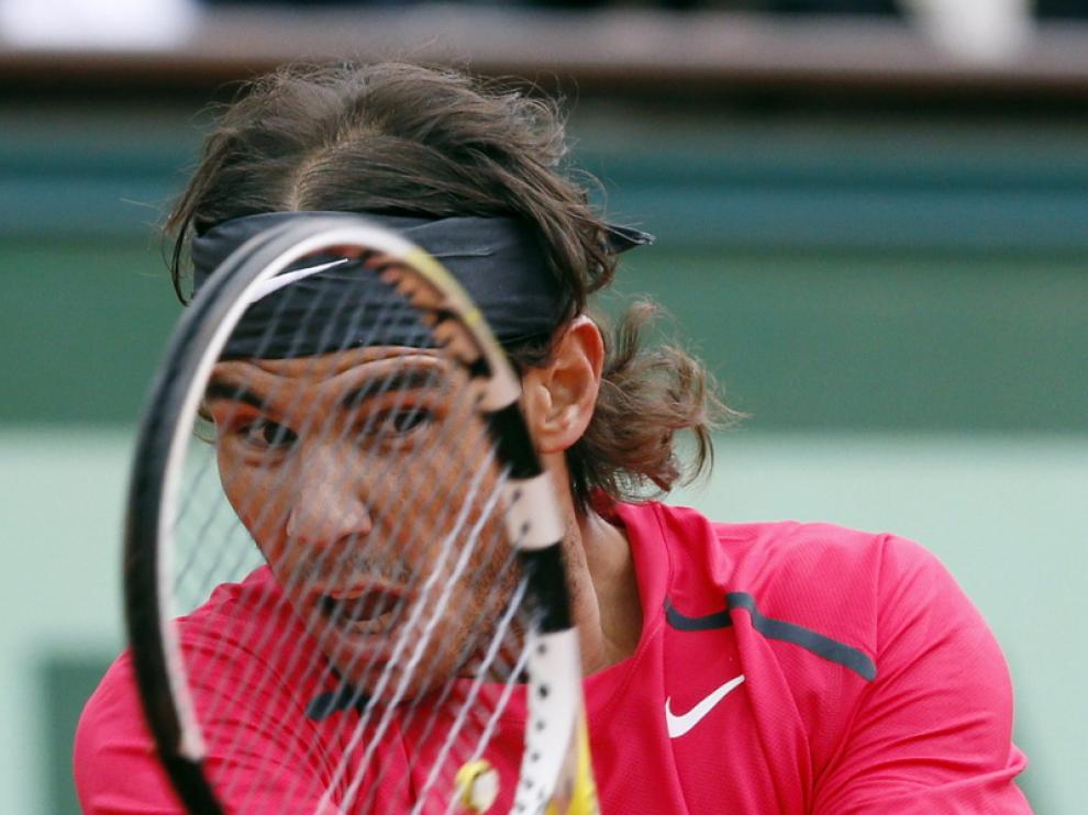 Rafa Nadal, en plena competición