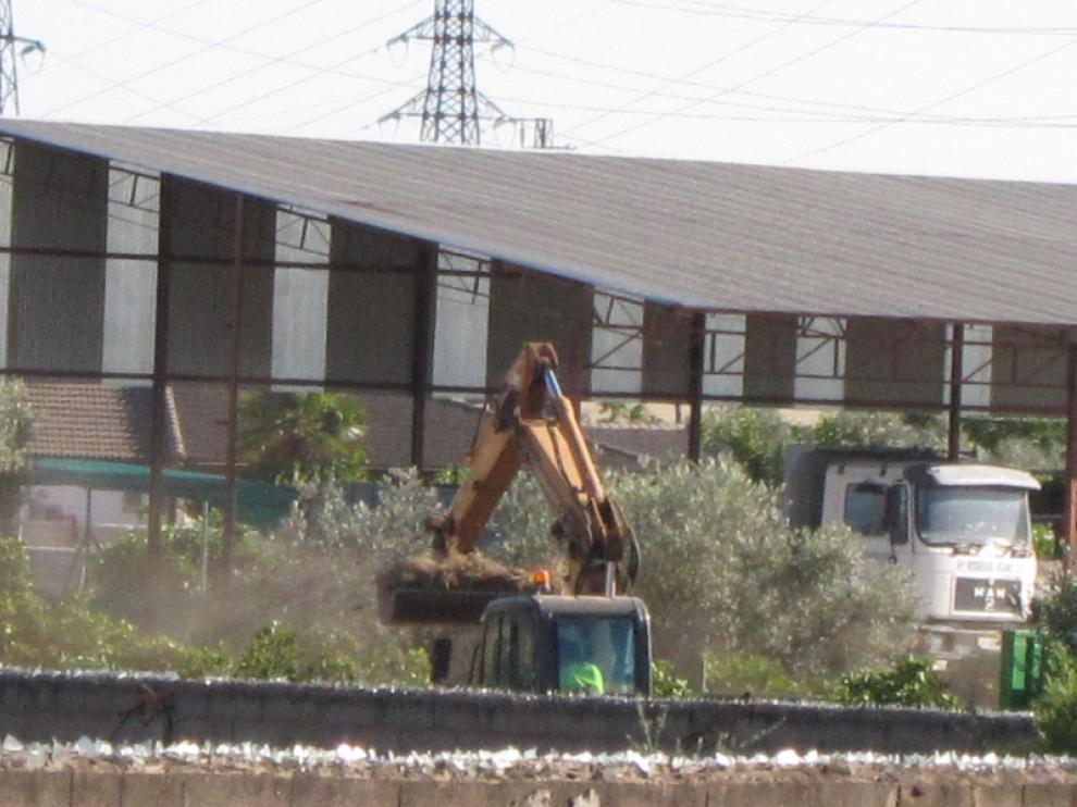 Varias excavadoras en la finca de 'Las Quemadillas'