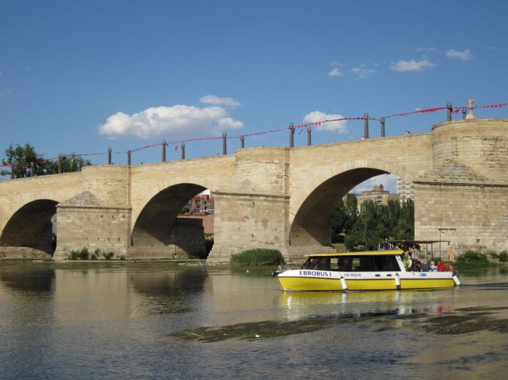 Primer viaje del Ebrobús del verano