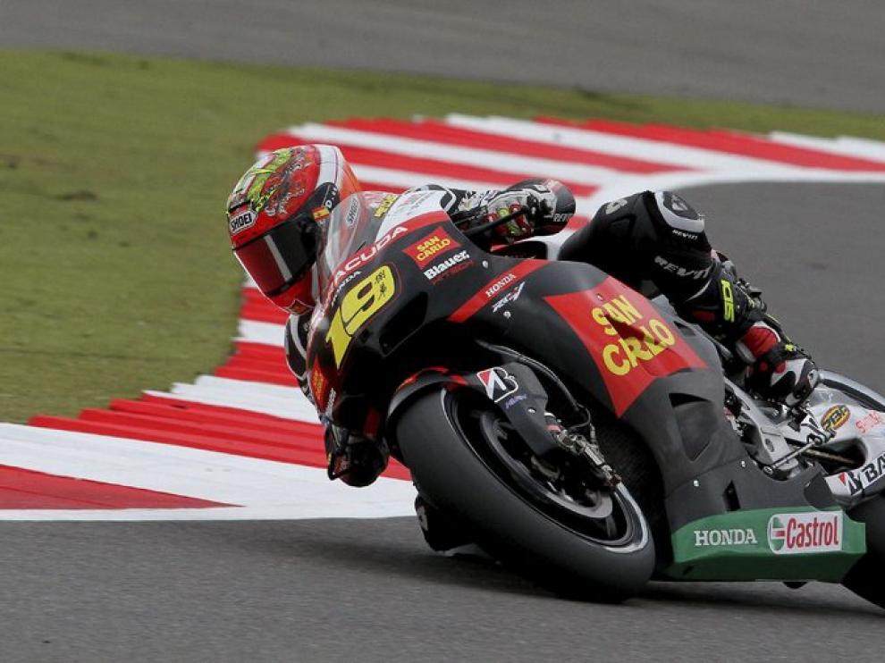 Álvaro Bautista, en Silverstone